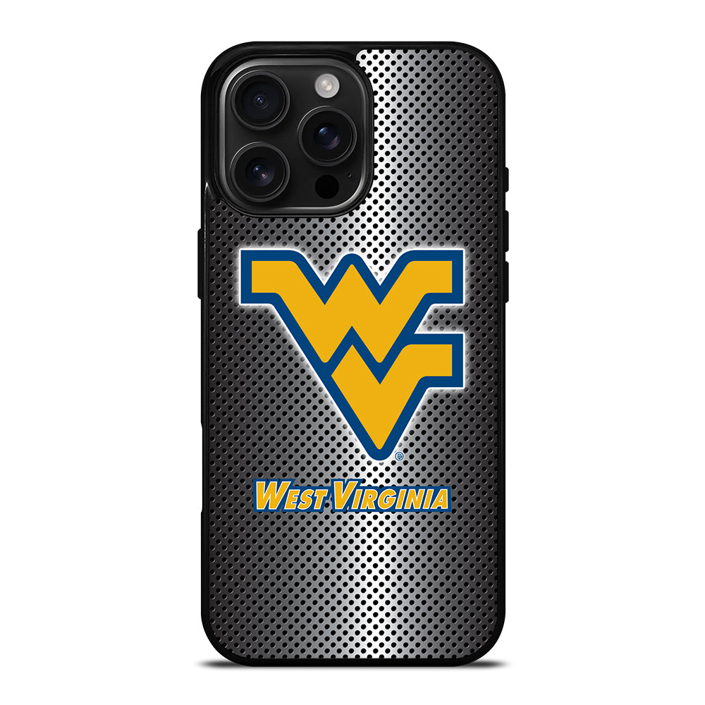 WEST VIRGINIA MOUNTAINEERS METAL LOGO iPhone 16 Pro Max Case Cover