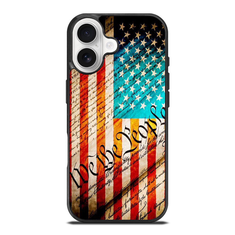 WE THE PEOPLE AMERICAN FLAG iPhone 17 Case Cover