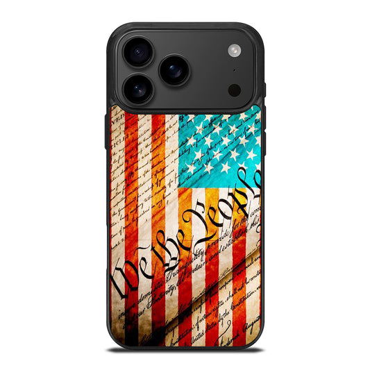 WE THE PEOPLE AMERICAN FLAG iPhone 17 Pro Max Case Cover
