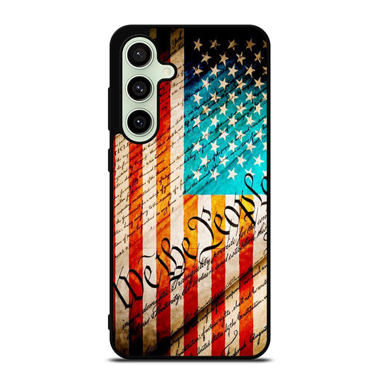 WE THE PEOPLE AMERICAN FLAG Samsung Galaxy S24 FE Case Cover