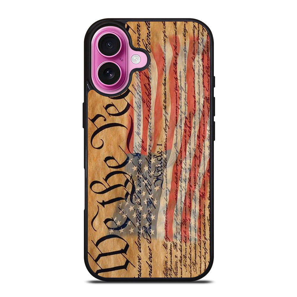 WE THE PEOPLE QUOTE iPhone 16 Plus Case Cover