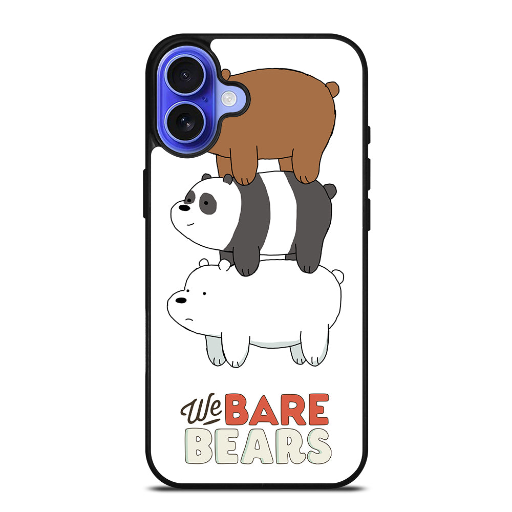 WHO WE BEAR PANDA BEAR CARTOON iPhone 16 Case Cover