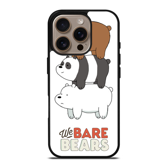 WHO WE BEAR PANDA BEAR CARTOON iPhone 16 Pro Case Cover