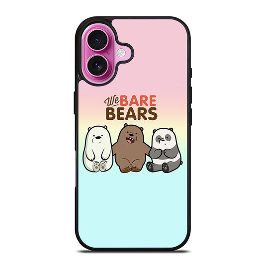 WHO WE BEAR PANDA BEAR COLOR FULL iPhone 16 Plus Case Cover