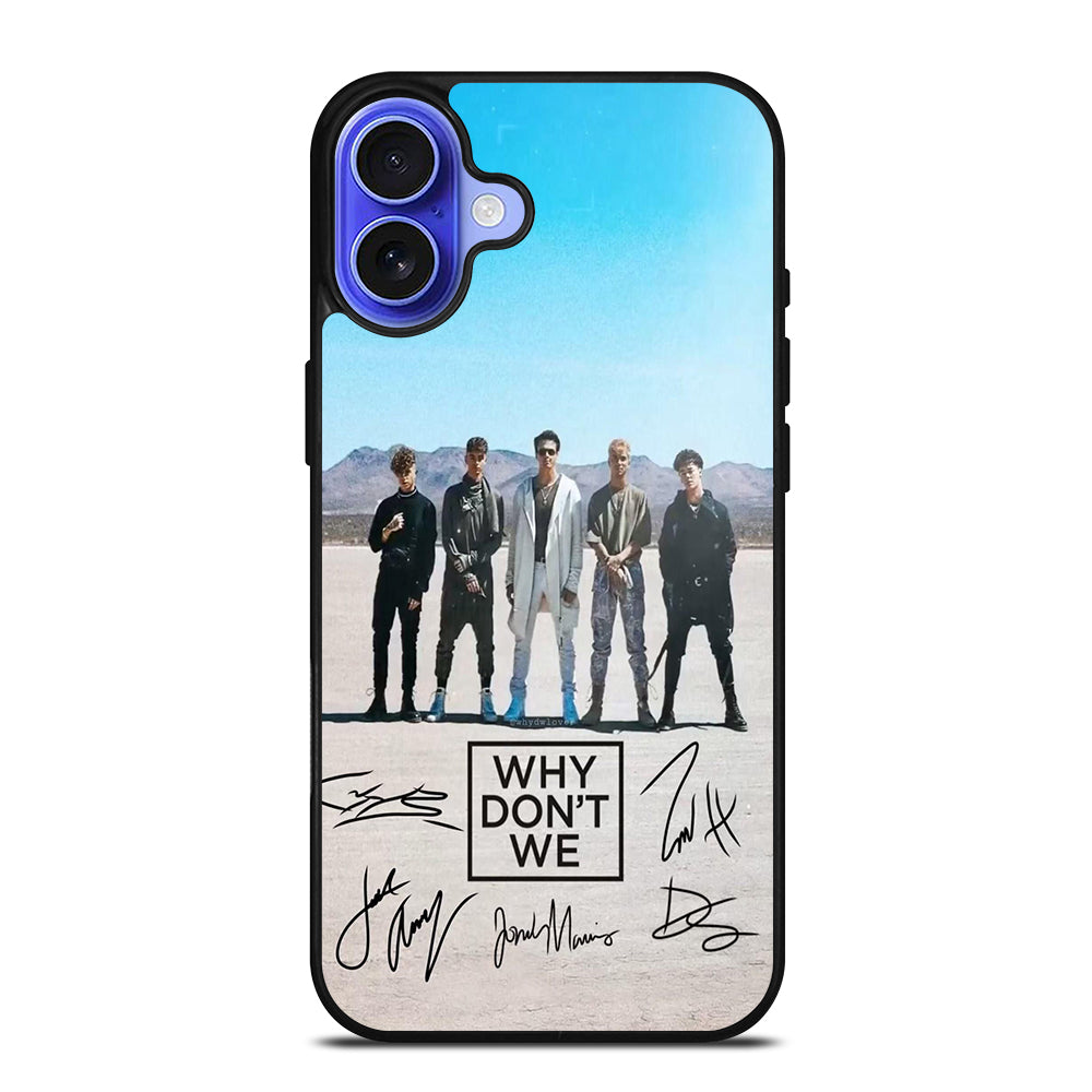 WHY DON'T WE SIGNATURE iPhone 16 Case Cover