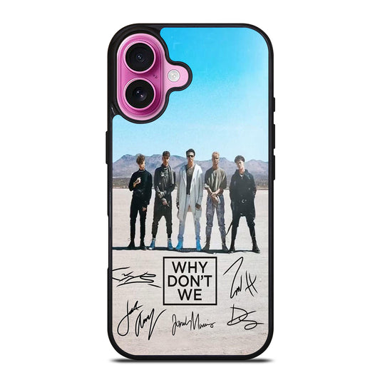 WHY DON'T WE SIGNATURE iPhone 16 Plus Case Cover