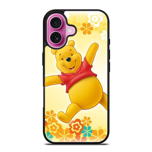 WINNIE THE POOH FLOWER iPhone 16 Plus Case Cover