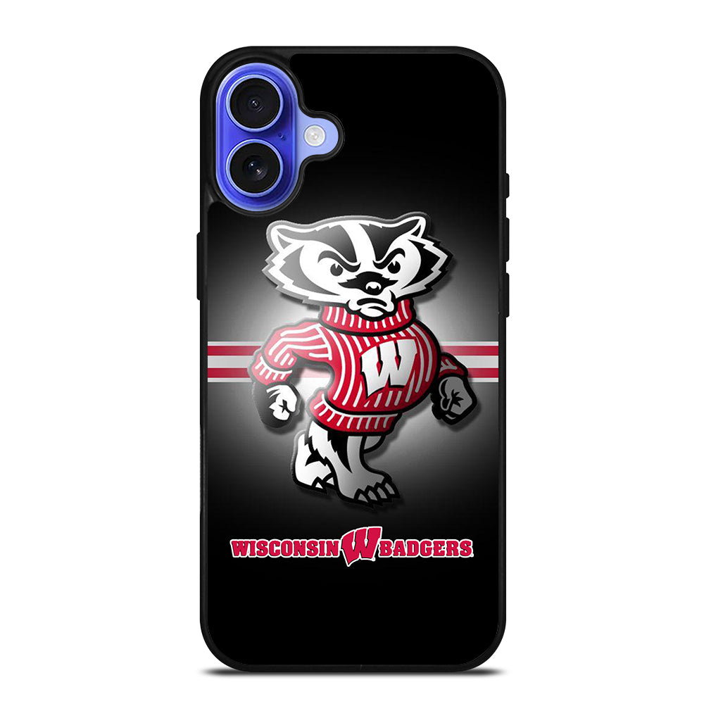 WISCONSIN BADGERS FOOTBALL 1 iPhone 16 Case Cover