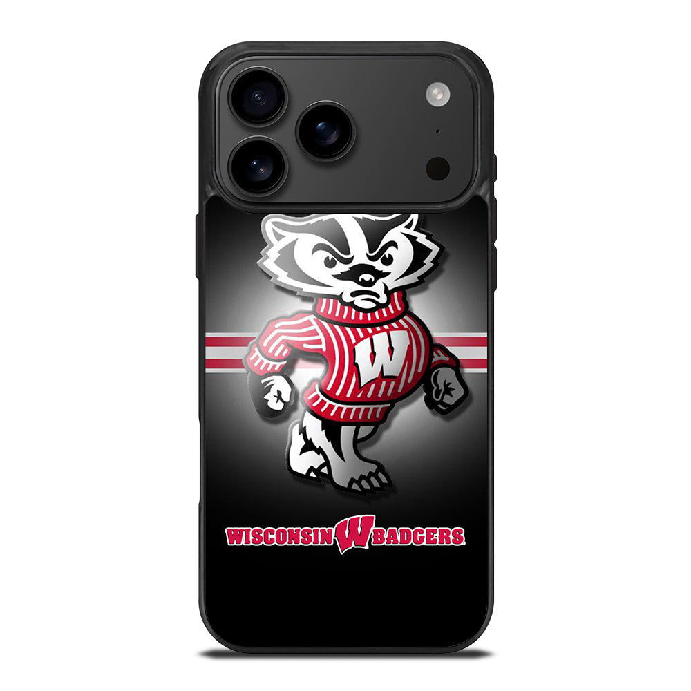 WISCONSIN BADGERS FOOTBALL 1 iPhone 17 Pro Max Case Cover