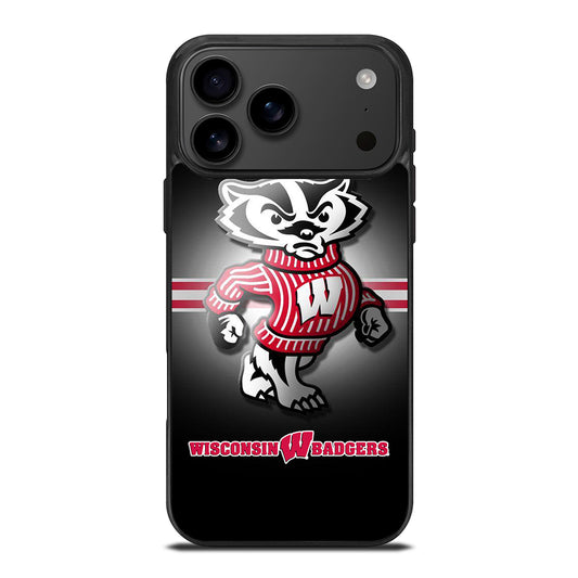 WISCONSIN BADGERS FOOTBALL 1 iPhone 17 Pro Max Case Cover