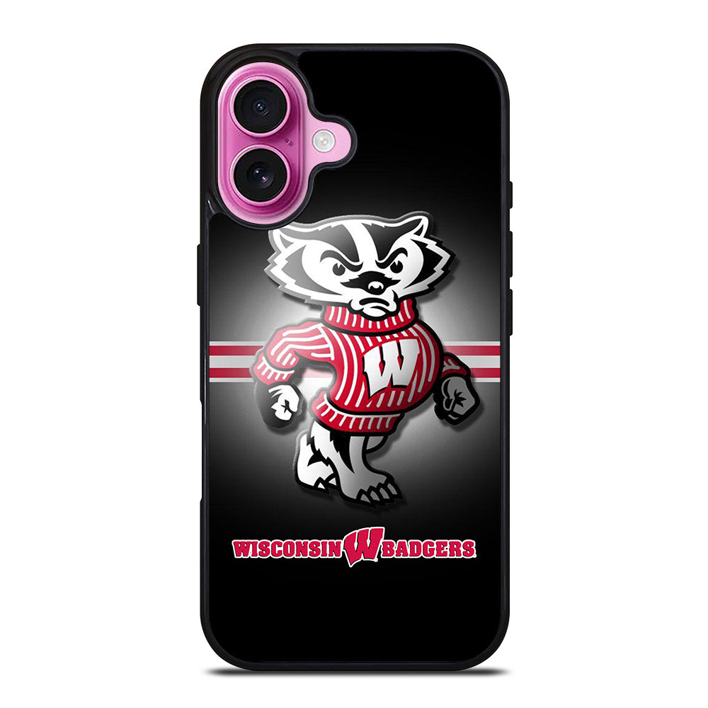 WISCONSIN BADGERS FOOTBALL 1 iPhone 16 Plus Case Cover