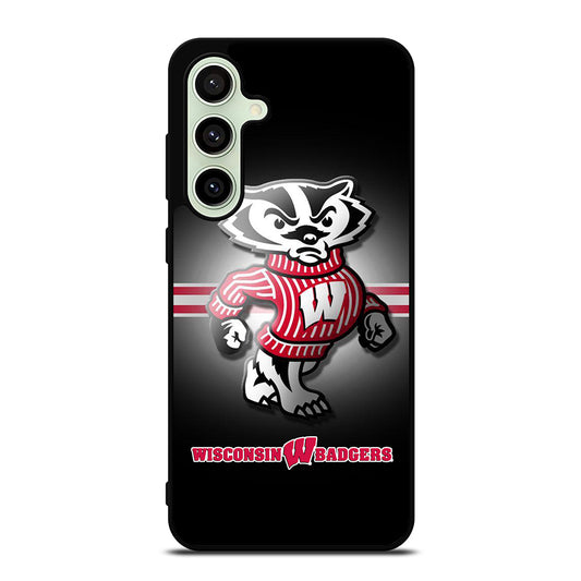 WISCONSIN BADGERS FOOTBALL 1 Samsung Galaxy S24 FE Case Cover