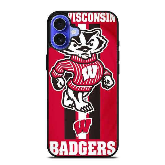 WISCONSIN BADGERS FOOTBALL 2 iPhone 16 Case Cover