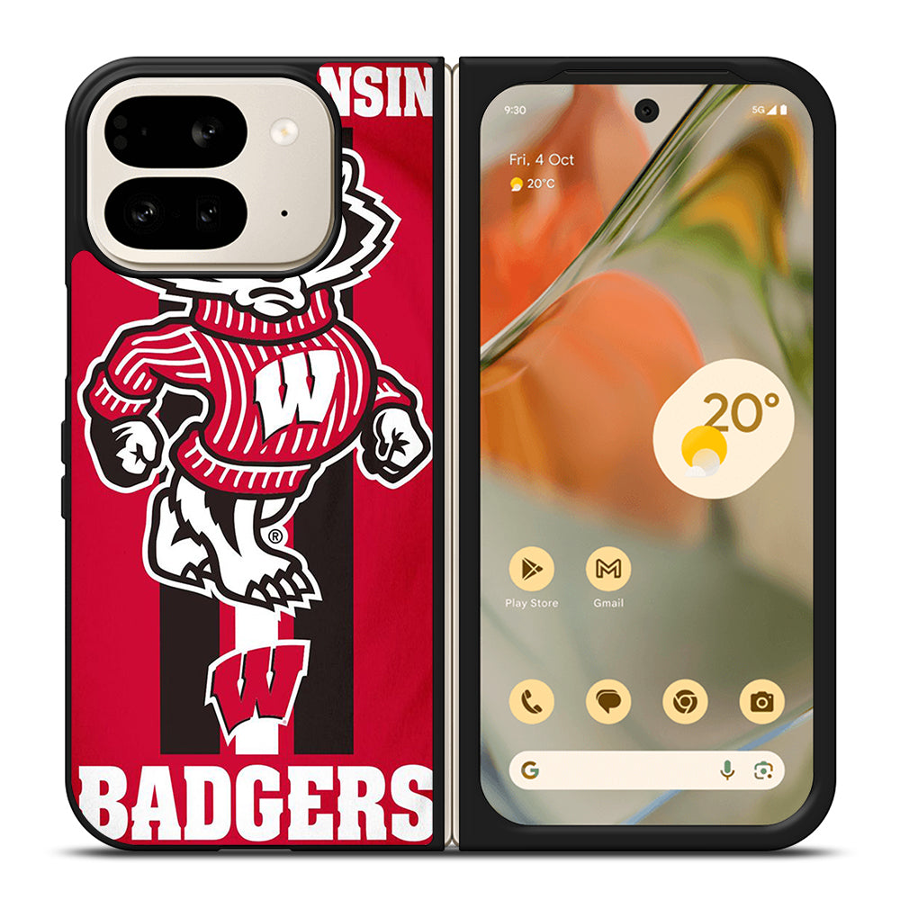 WISCONSIN BADGERS FOOTBALL 2 Google Pixel 9 Pro Fold Case Cover