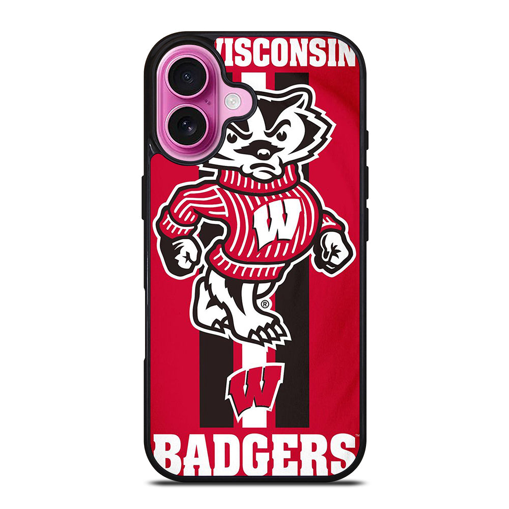 WISCONSIN BADGERS FOOTBALL 2 iPhone 16 Plus Case Cover