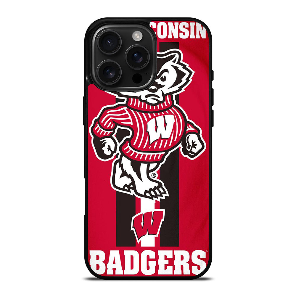 WISCONSIN BADGERS FOOTBALL 2 iPhone 16 Pro Max Case Cover