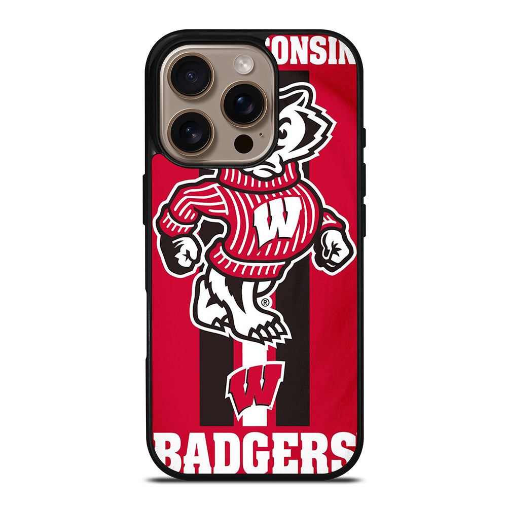 WISCONSIN BADGERS FOOTBALL 2 iPhone 16 Pro Case Cover