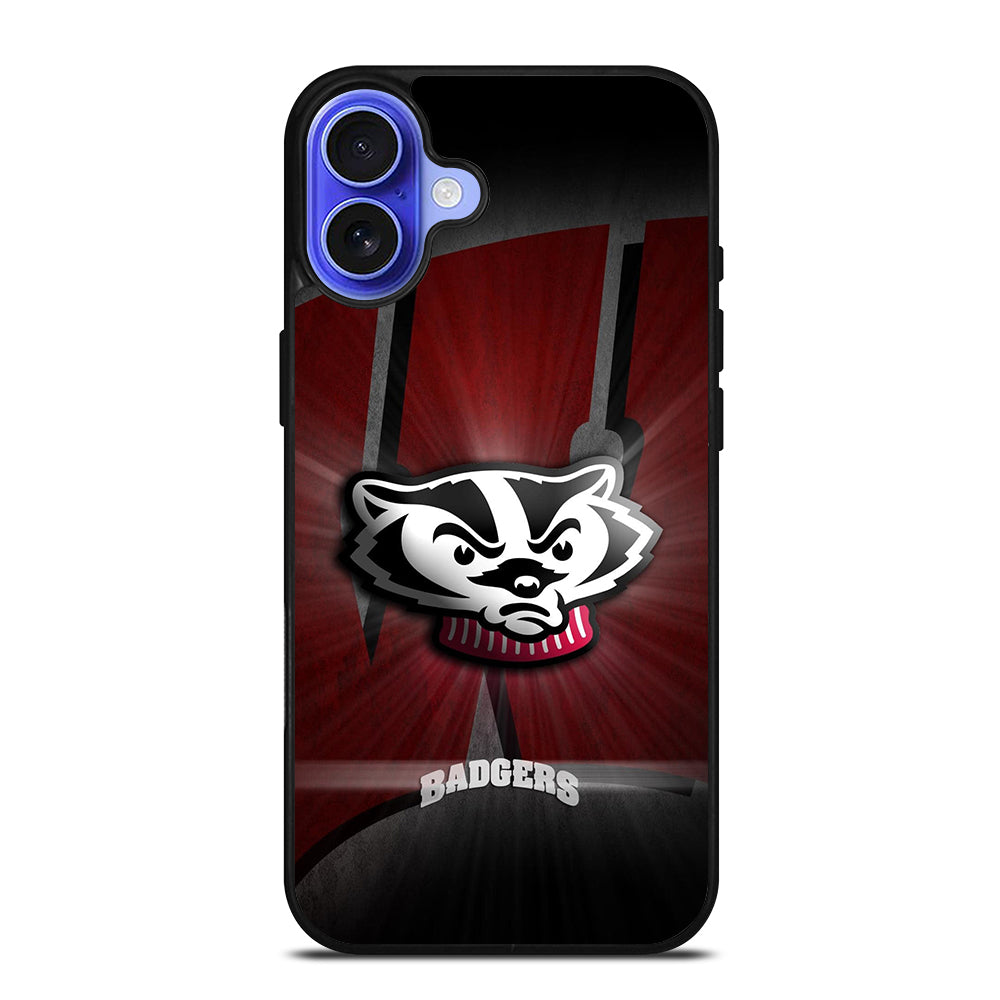 WISCONSIN BADGERS FOOTBALL 3 iPhone 16 Case Cover