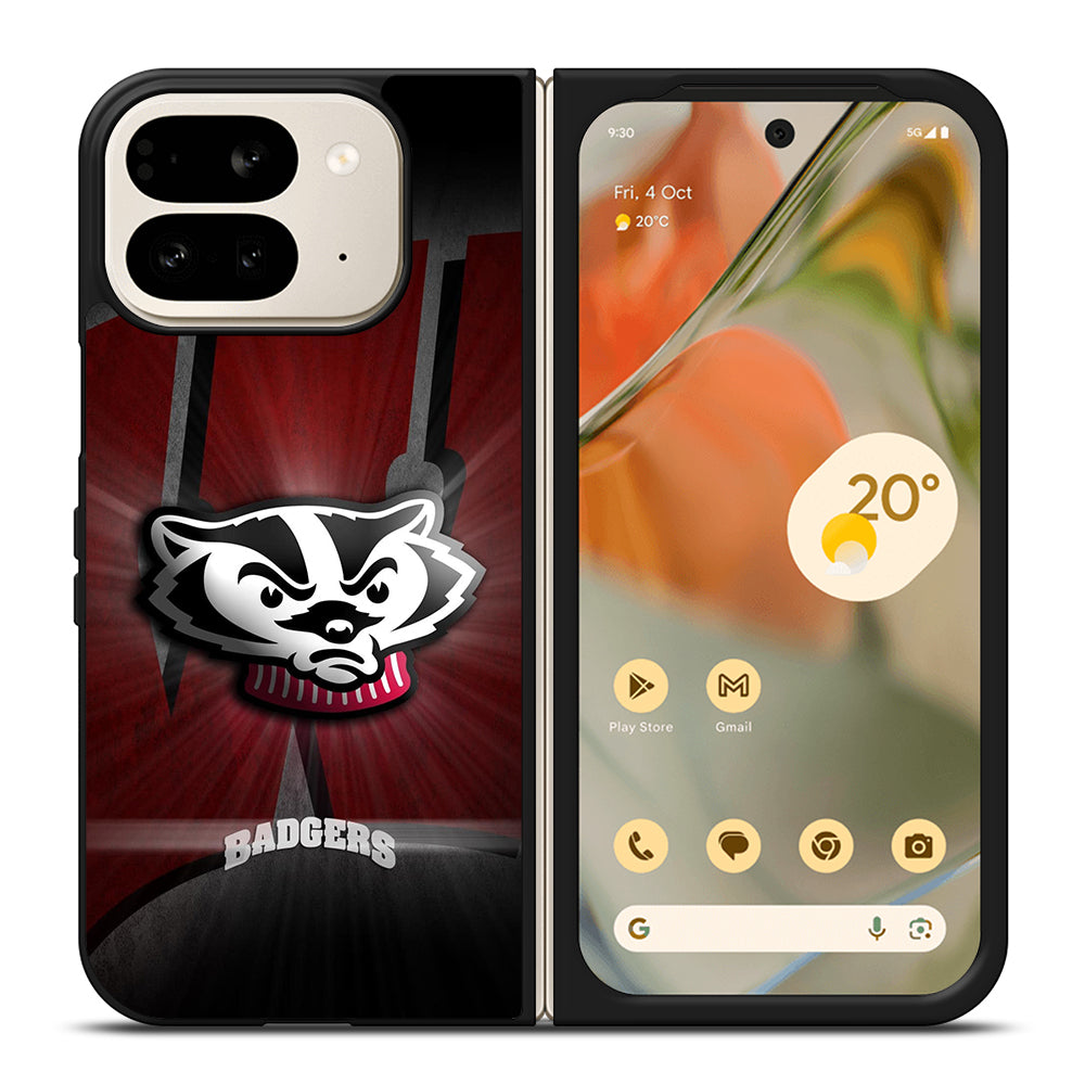 WISCONSIN BADGERS FOOTBALL 3 Google Pixel 9 Pro Fold Case Cover