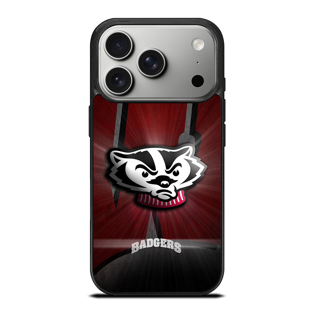 WISCONSIN BADGERS FOOTBALL 3 iPhone 17 Pro Case Cover