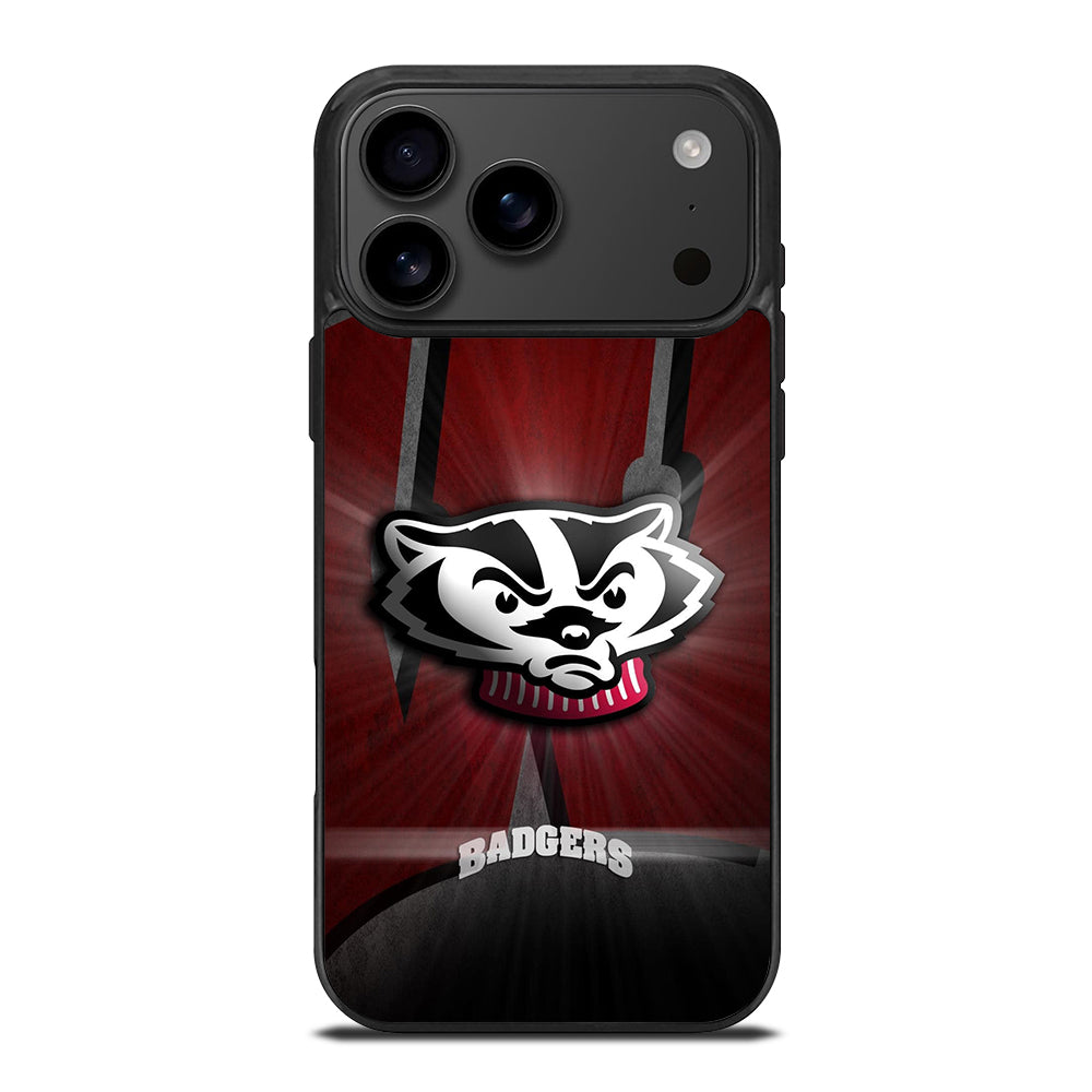 WISCONSIN BADGERS FOOTBALL 3 iPhone 17 Pro Max Case Cover