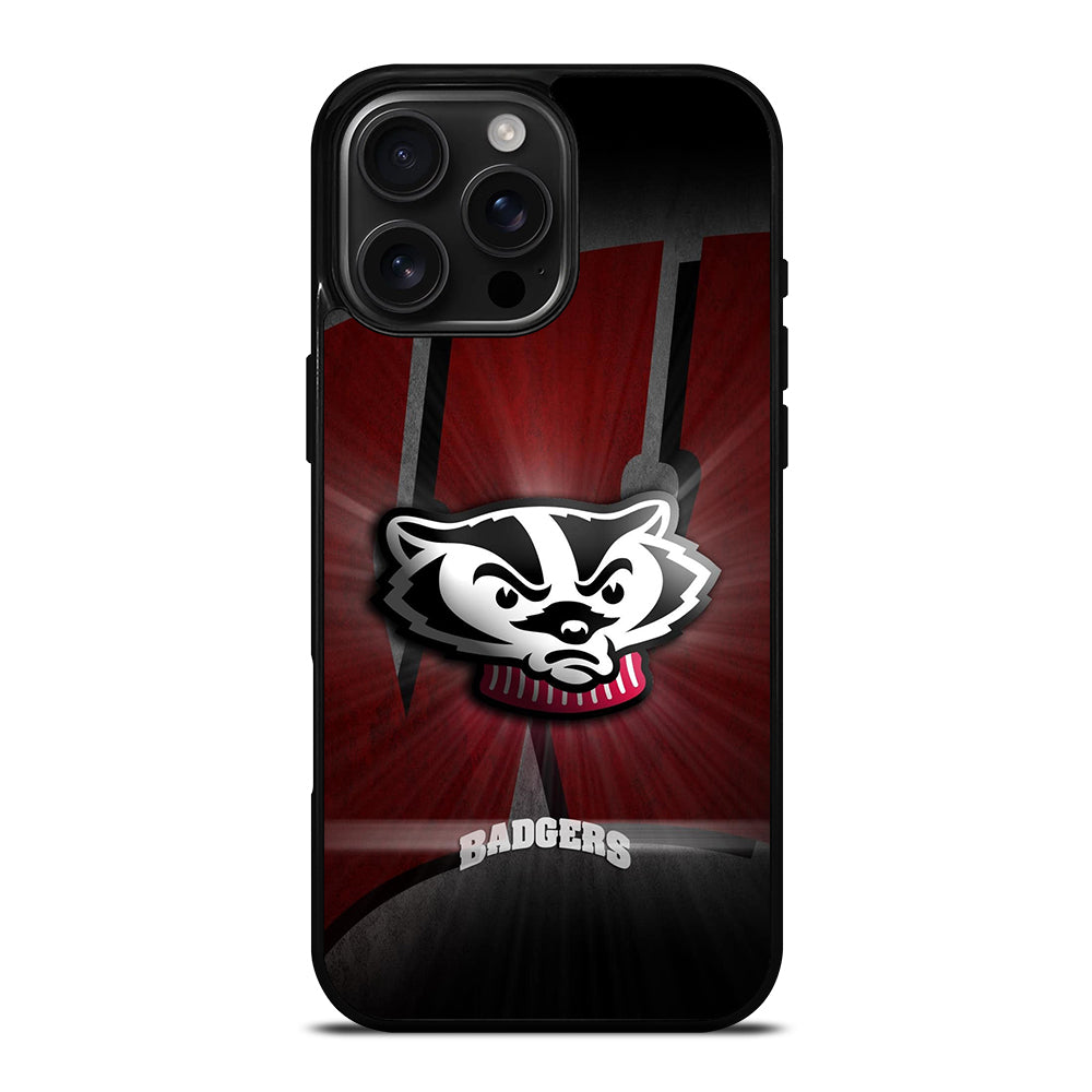 WISCONSIN BADGERS FOOTBALL 3 iPhone 16 Pro Max Case Cover