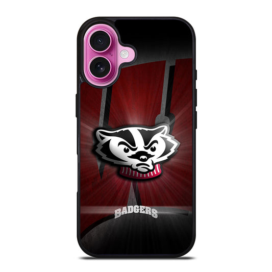 WISCONSIN BADGERS FOOTBALL 3 iPhone 16 Plus Case Cover