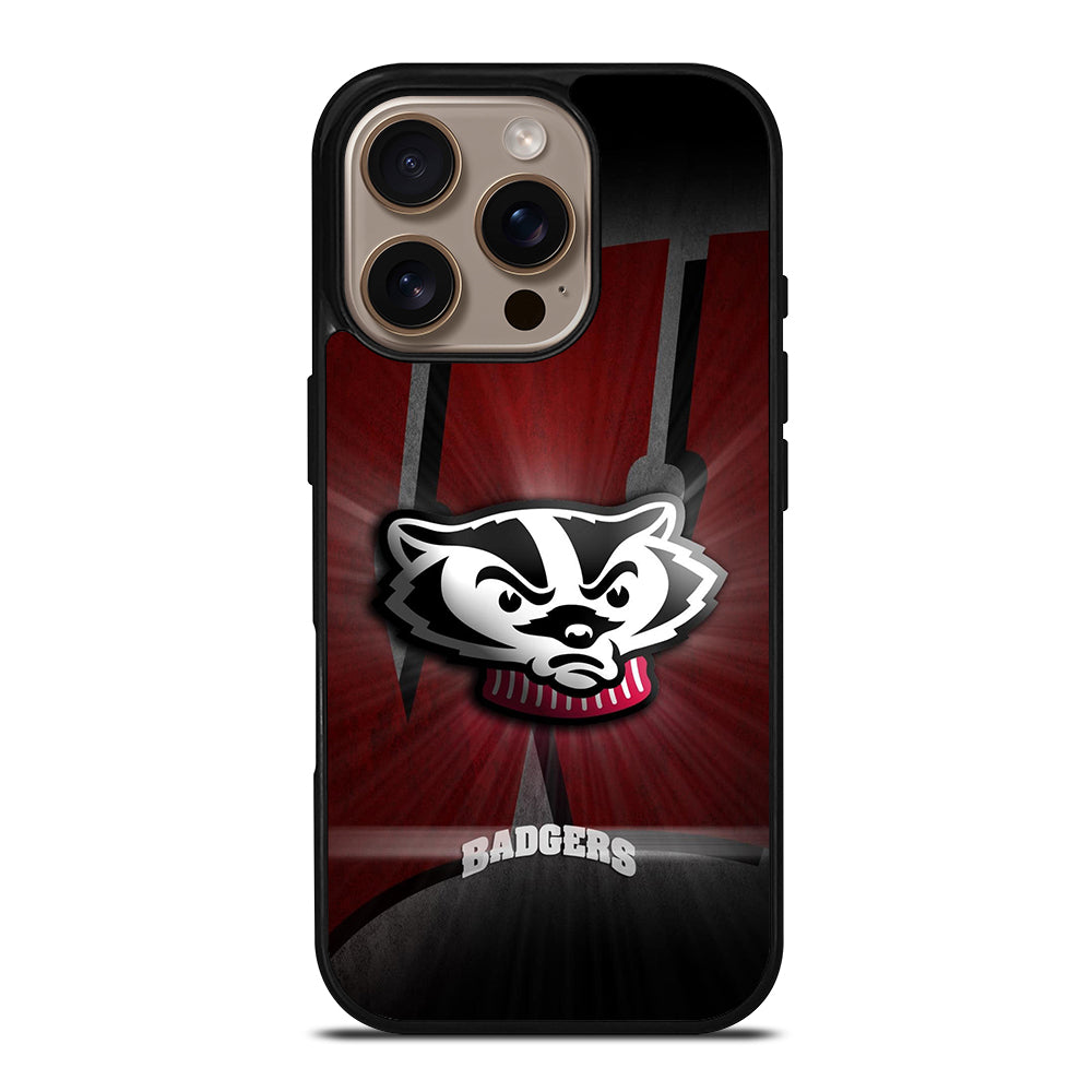 WISCONSIN BADGERS FOOTBALL 3 iPhone 16 Pro Case Cover