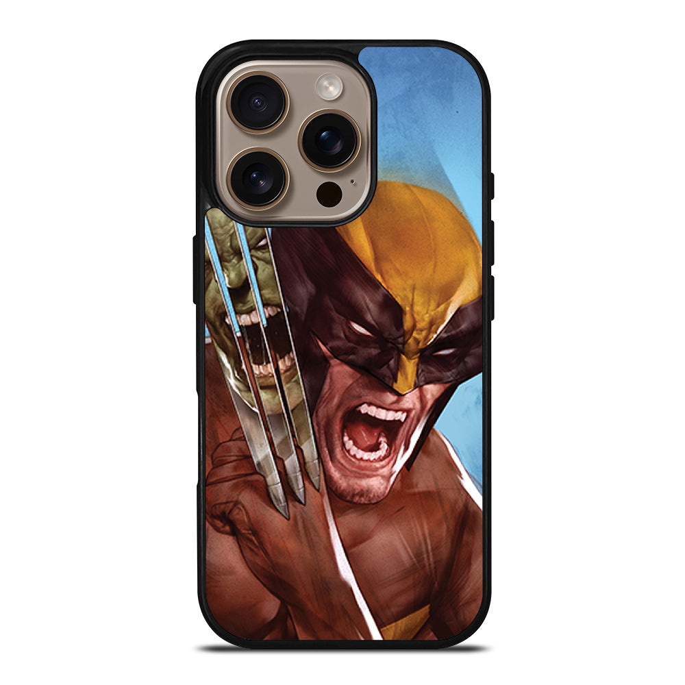 WOLVERINE VS HULK MARVEL iPhone 16 Pro Case Cover