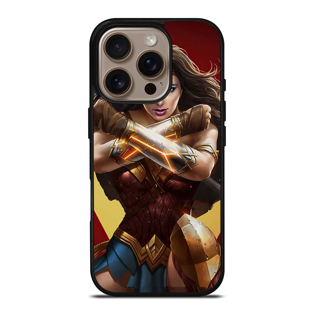 WONDER WOMAN SUPERHERO DC 3 iPhone 16 Pro Case Cover