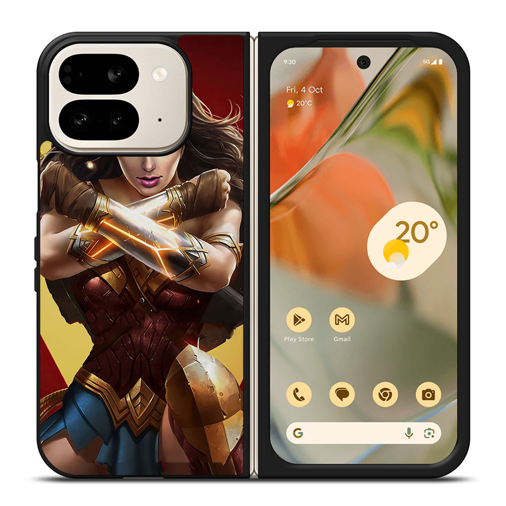 WONDER WOMAN SUPERHERO DC 3 Google Pixel 9 Pro Fold Case Cover