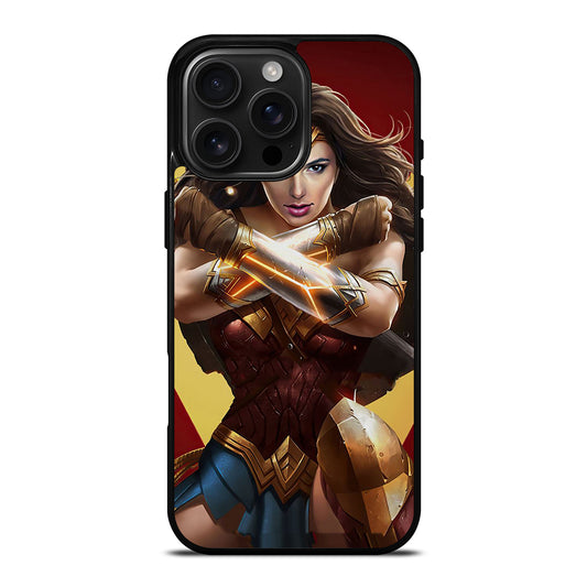 WONDER WOMAN SUPERHERO DC 3 iPhone 16 Pro Max Case Cover