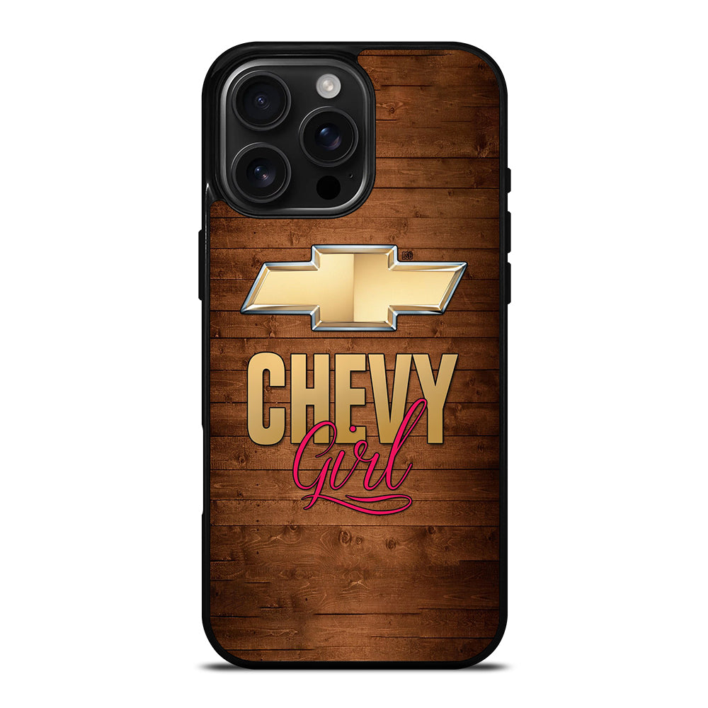 WOODEN CHEVY GIRL iPhone 16 Pro Max Case Cover