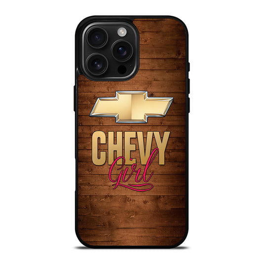 WOODEN CHEVY GIRL iPhone 16 Pro Max Case Cover