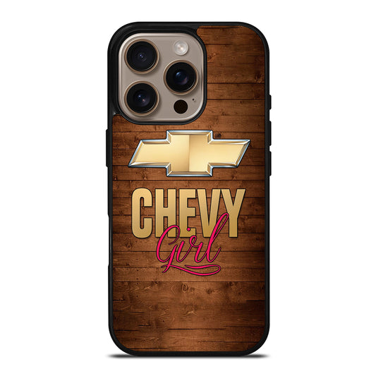 WOODEN CHEVY GIRL iPhone 16 Pro Case Cover