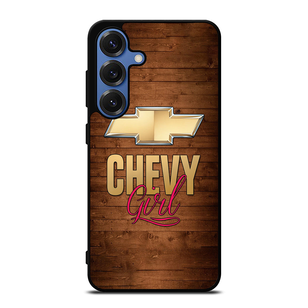 WOODEN CHEVY GIRL Samsung Galaxy S25 Case Cover