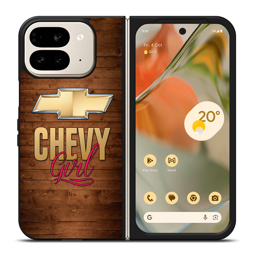 WOODEN CHEVY GIRL Google Pixel 9 Pro Fold Case Cover