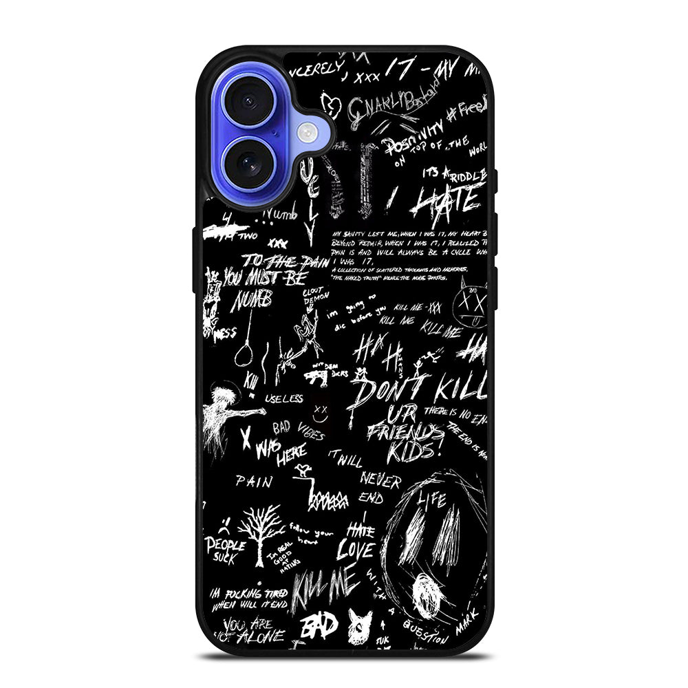 XXXTENTACION QUOTE iPhone 16 Case Cover