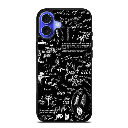 XXXTENTACION QUOTE iPhone 16 Case Cover