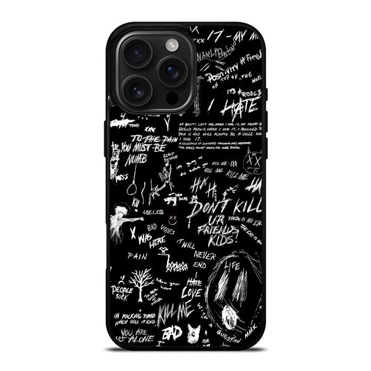 XXXTENTACION QUOTE iPhone 16 Pro Max Case Cover