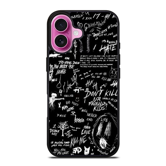 XXXTENTACION QUOTE iPhone 16 Plus Case Cover