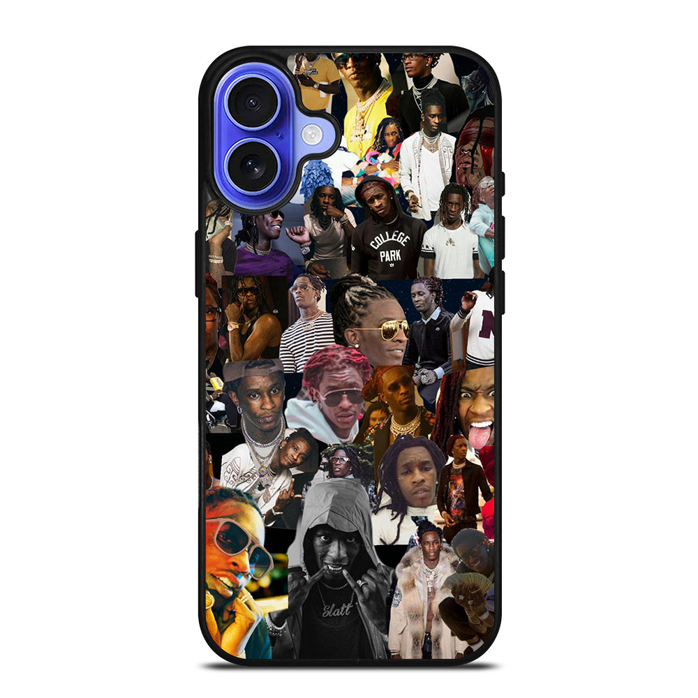 YOUNG THUG RAPPER COLLAGE iPhone 16 Case Cover