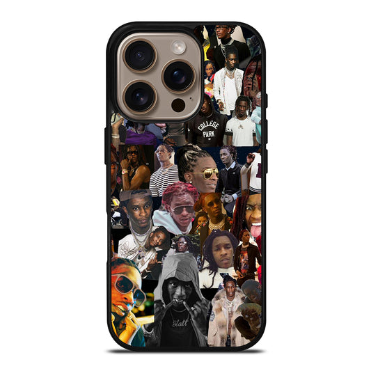 YOUNG THUG RAPPER COLLAGE iPhone 16 Pro Case Cover