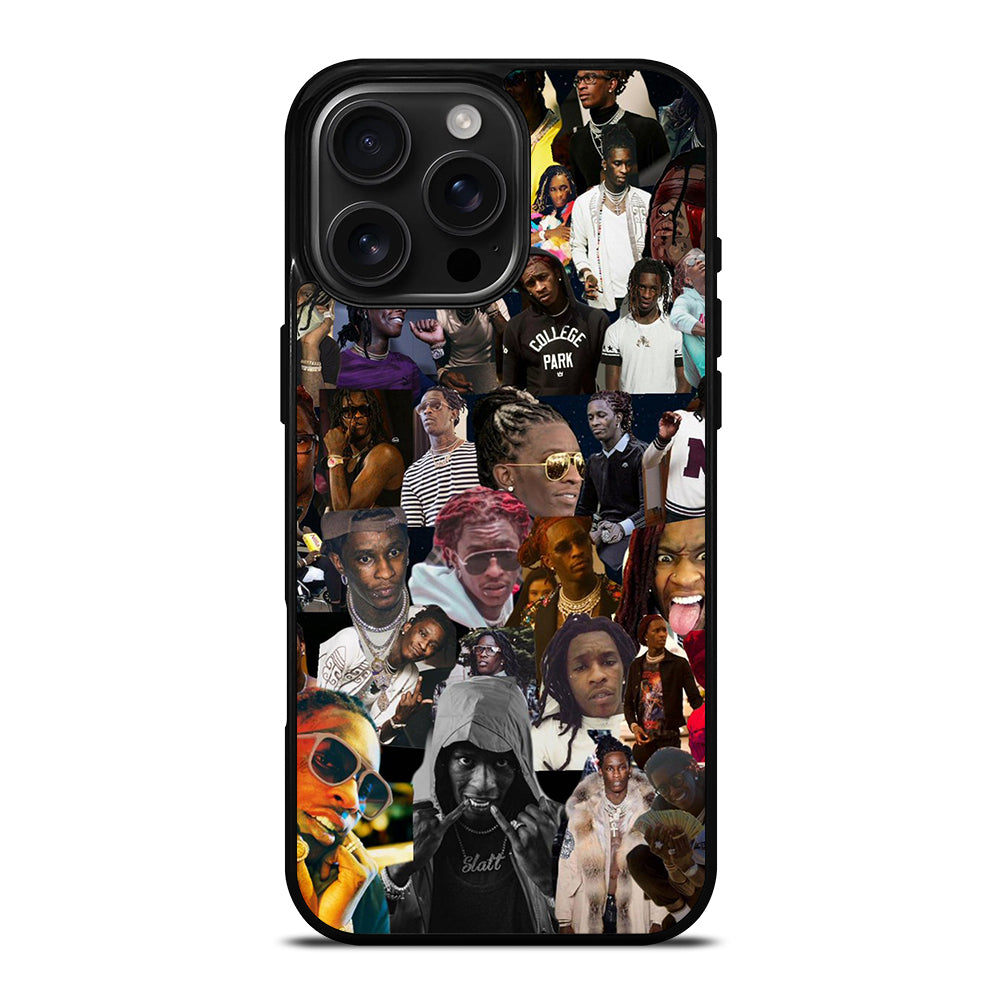 YOUNG THUG RAPPER COLLAGE iPhone 16 Pro Max Case Cover