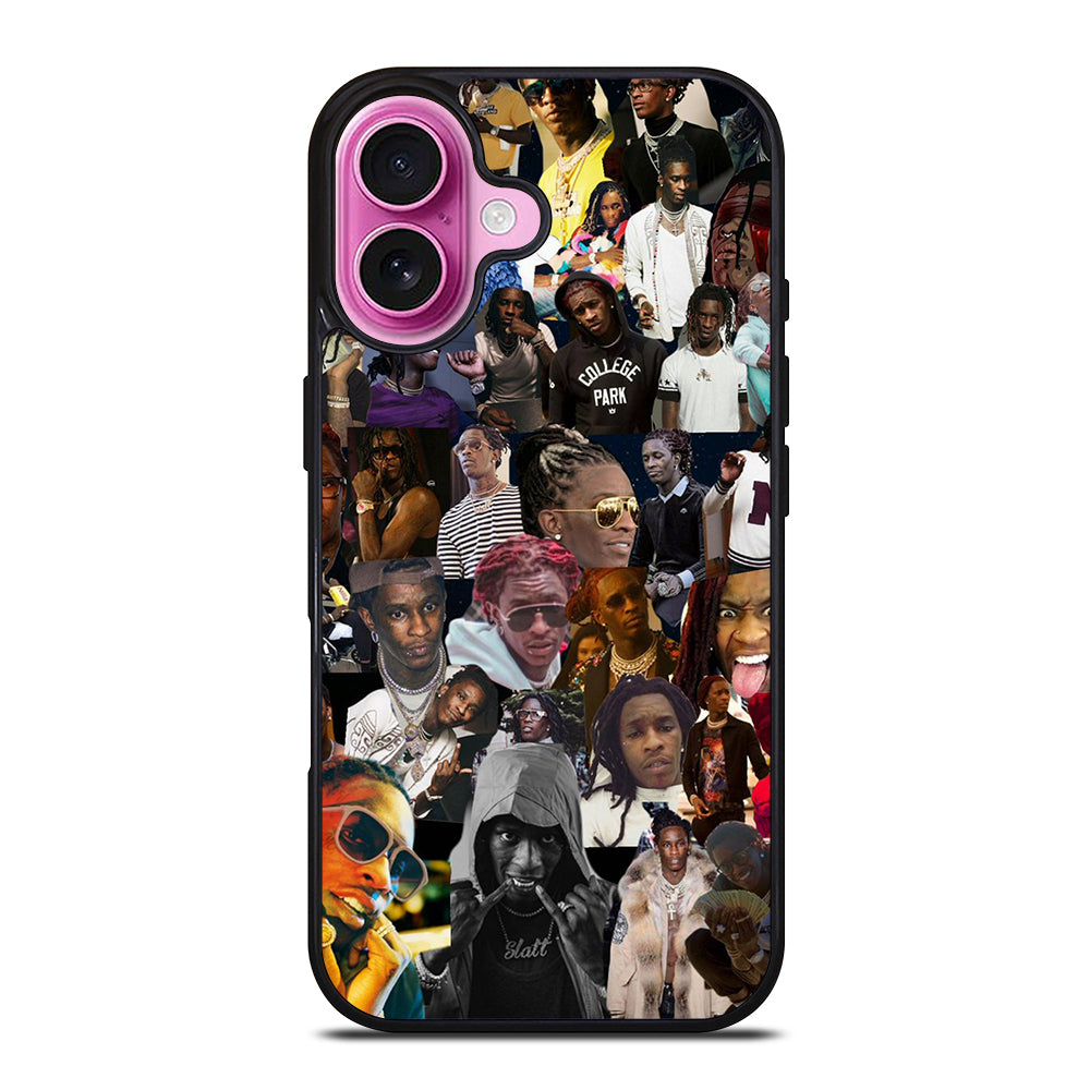 YOUNG THUG RAPPER COLLAGE iPhone 16 Plus Case Cover