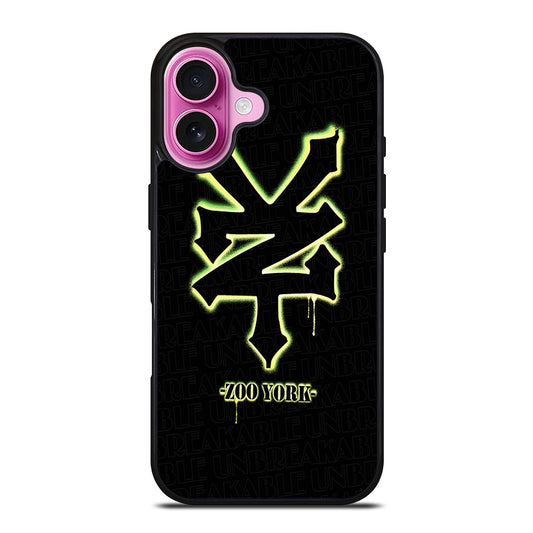 ZOO YORK SKATEBOARDING iPhone 16 Plus Case Cover