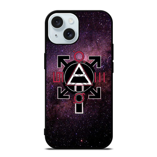 30 SECONDS TO MARS BAND NEBULA LOGO iPhone 15 Case Cover
