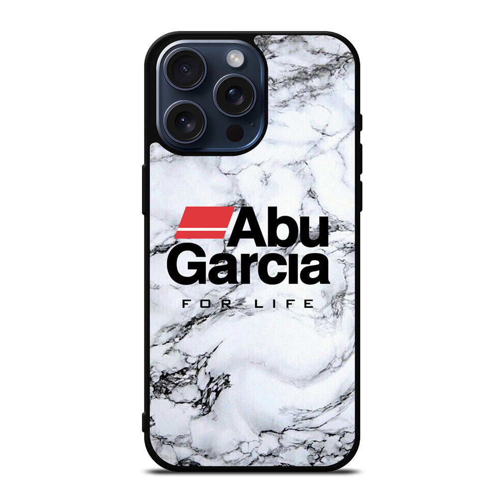 ABU GARCIA FOR LIFE FISHING MARBLE LOGO iPhone 15 Pro Max Case Cover