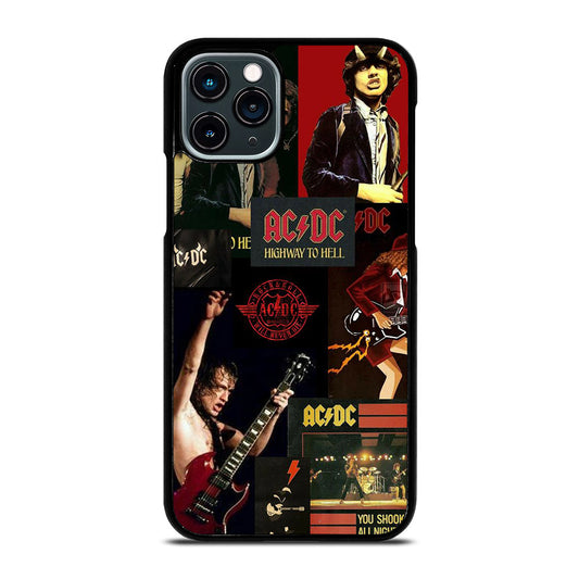 ACDC ROCK BAND COLLAGE iPhone 11 Pro Case Cover