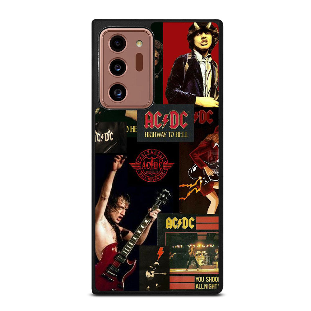 ACDC ROCK BAND COLLAGE Samsung Galaxy Note 20 Ultra Case Cover